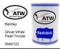 Preview: Bentley, Ghost White Pearl Tricoat, 9560122: 500ml Lackdose, von ATW Autoteile West.